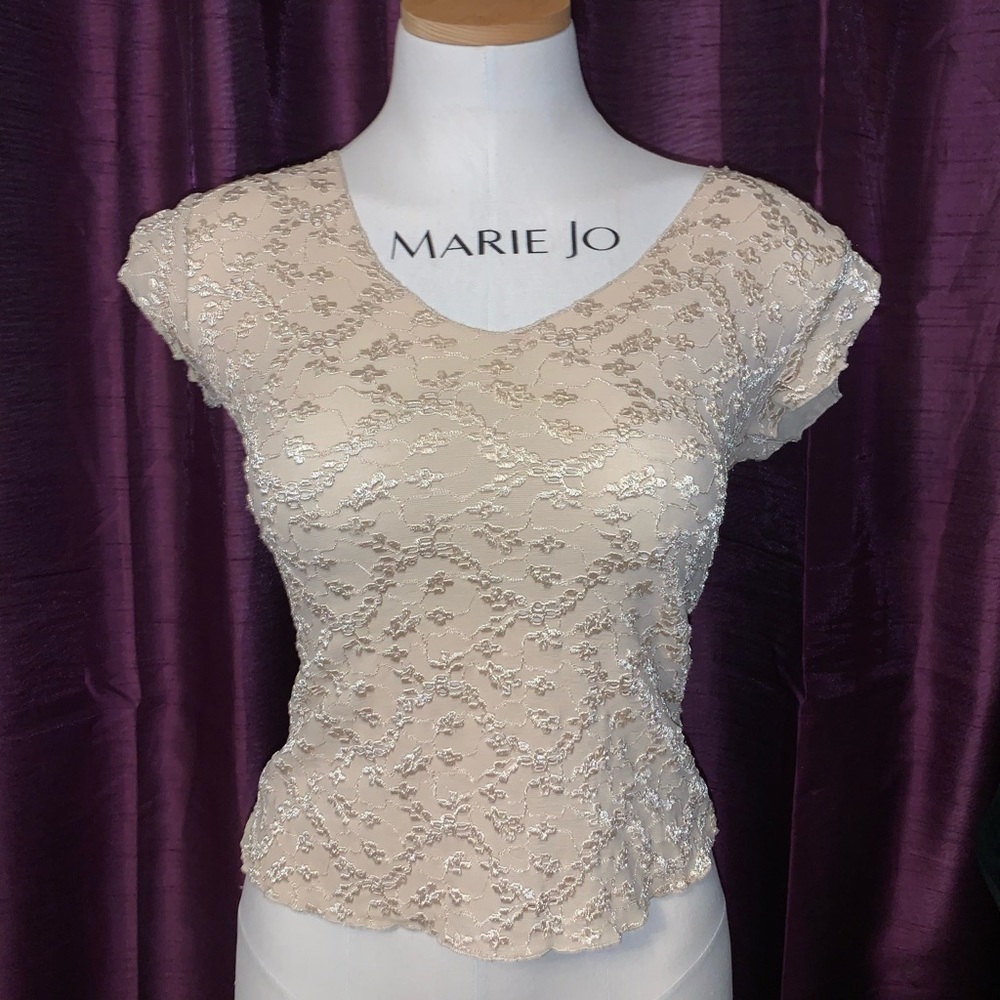 MYO Golden Stitched Top